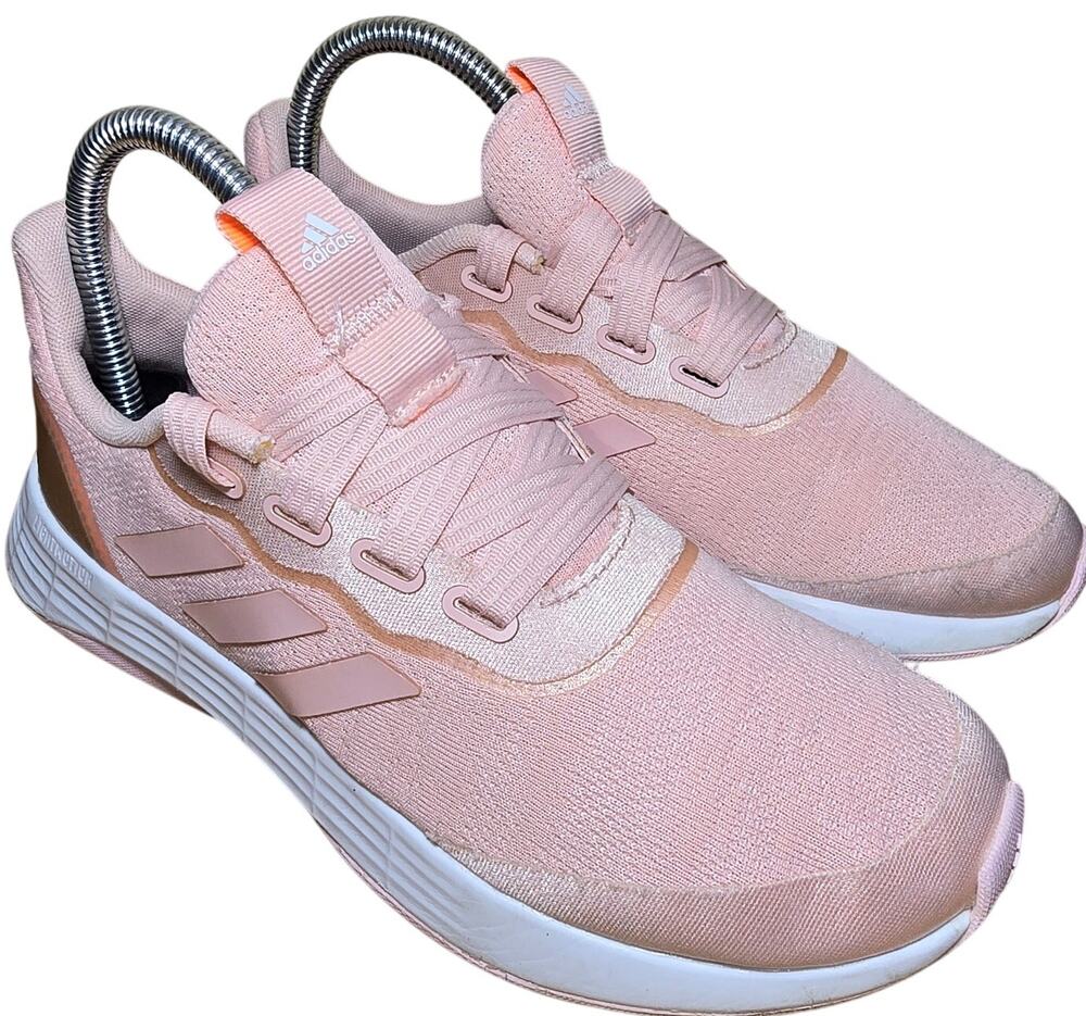 Adidas QT Racer Sport Vapour Pink Womens Running Walking Shoes Size 6 Excellent